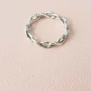 Tiffany & Co. Silver Infinity Ring - Size 5